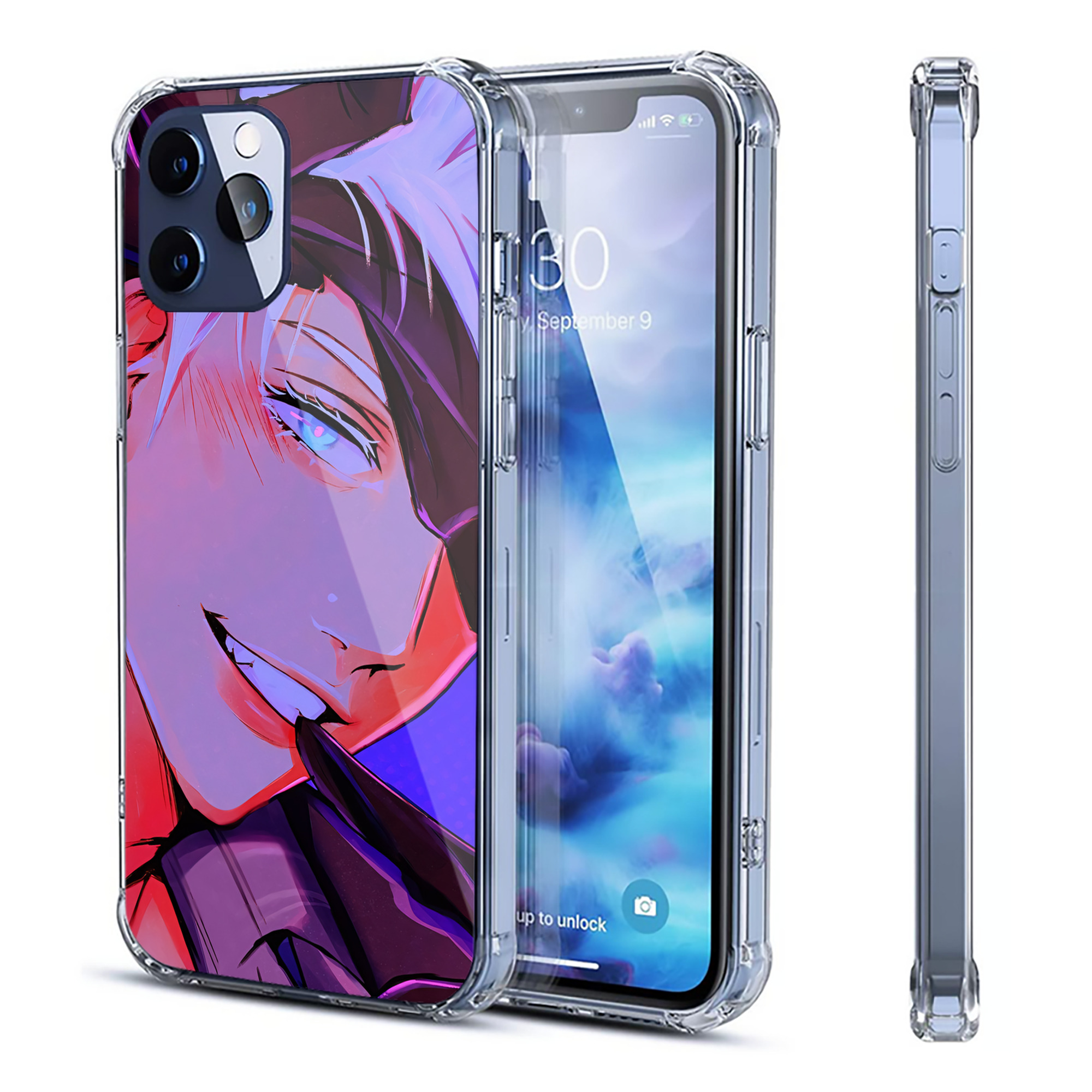 （画像用） SPY×FAMILY间谍家家酒 【iPhone 12シリーズ対応】透明スマホケース（クリアソフトケース）